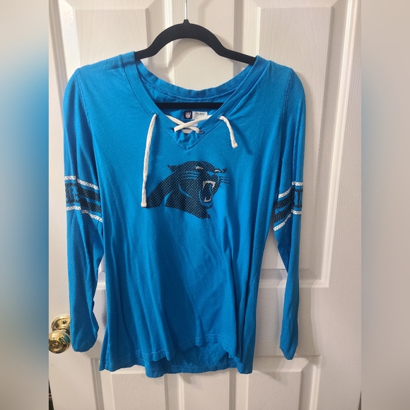 Ladies Carolina Panther T shirt - Picture 1 of 3